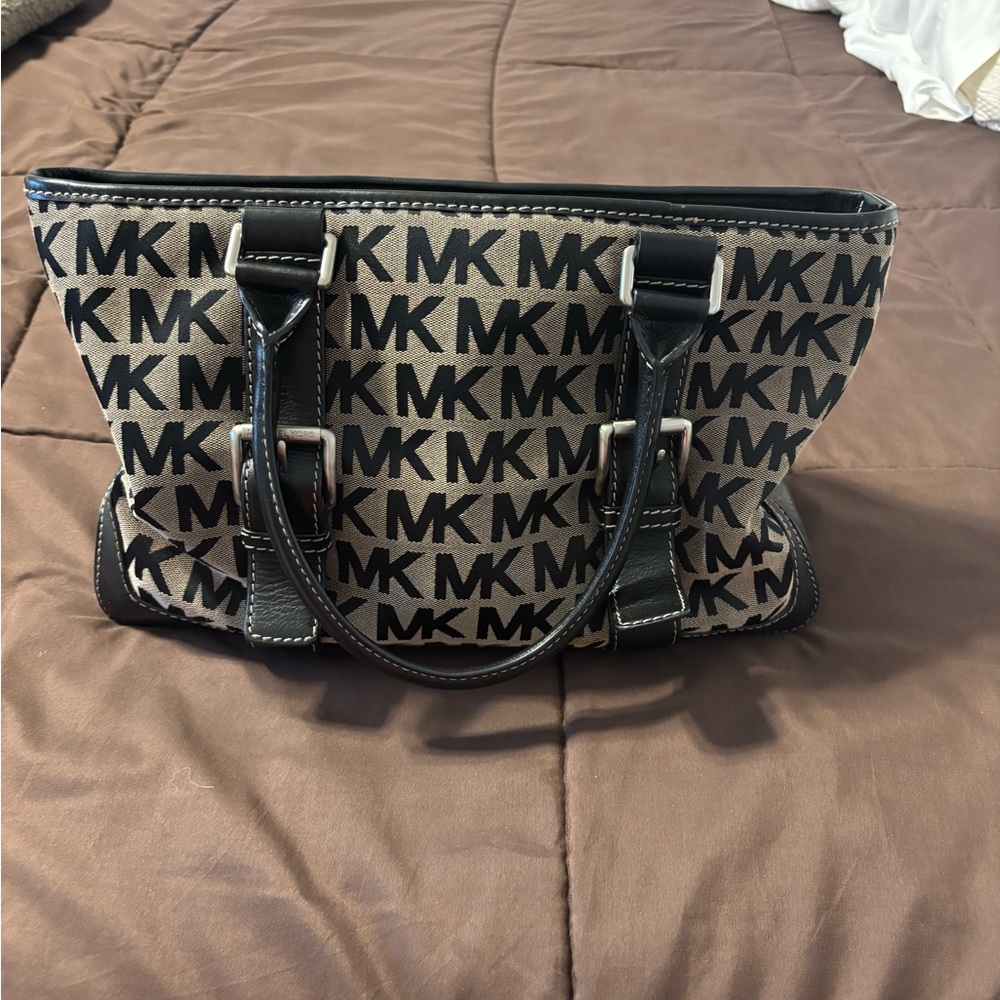 Michael Kors Black Monogram Large.. - image 1